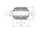 Floating rear rear spindle bushing thumb