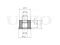 Front stabilizer bushing thumb