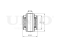 Outer rear lower control arm bushing thumb