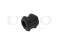 Front stabilizer bushing thumb