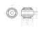Outer rear transverse link silent block thumb
