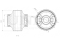 Rear front lower control arm silent block thumb