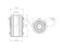Rear lower transverse control arm silent block thumb