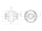 Rear front lower control arm silent block thumb