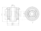 Rear front lower control arm silent block thumb