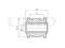 Lower rear steering knuckle silent block thumb