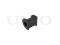 Front stabilizer bushing thumb