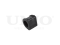 Front stabilizer bushing thumb