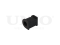 Front stabilizer bushing thumb
