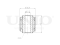Outer rear control arm silent block thumb