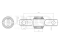 Inner rear upper control arm silent block thumb