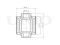 Inner rear lower control arm silent block thumb