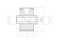 Rear front lower control arm silent block thumb