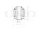 Outer rear upper control arm silent block thumb