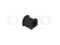 Front stabilizer bushing thumb