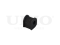 Front stabilizer bushing thumb