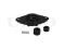 Rear shock absorber mount thumb