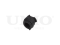 Front stabilizer bushing thumb