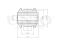Front lower control arm silent block thumb