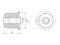 Inner front upper control arm silent block thumb