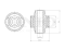 Rear front lower control arm silent block thumb