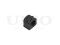 Front stabilizer bushing thumb
