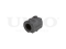 Front stabilizer bushing thumb