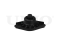 Rear shock absorber mount thumb