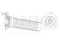 Right rear shock absorber mount thumb