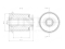 Rear front lower control arm silent block thumb