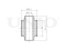 Rear transverse link silent block thumb