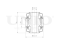 Outer rear upper control arm silent block thumb