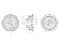 Shock absorber strut mount thumb