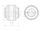 Front lower control arm silent block thumb