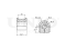 Rear sway bar bushing thumb