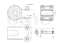 Rear front lower control arm bushing thumb