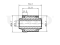 Rear upper transverse control arm bushing thumb