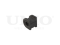 Front stabilizer bushing thumb