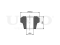 Outer front lower control arm bushing thumb