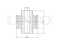 Rear transverse link silent block thumb