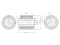 Rear upper transverse link silent block thumb