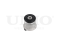 Rear axle beam bushing thumb