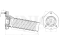Right rear shock absorber mount thumb