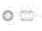 Outer rear transverse link silent block thumb