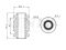 Front front lower control arm bushing thumb