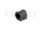 Front stabilizer bushing thumb