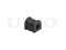 Front stabilizer bushing thumb