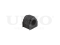 Front stabilizer bushing thumb