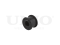 Front stabilizer bushing thumb