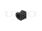Front stabilizer bushing thumb